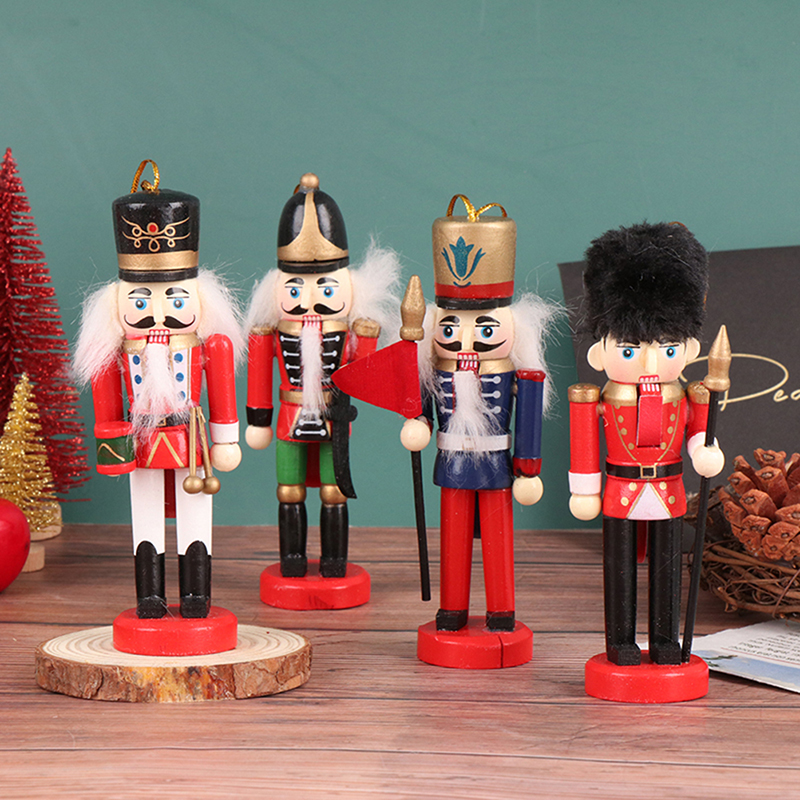Nutcracker Figurine - 13CM Nutcracker Puppet Soldier Ornaments Christmas