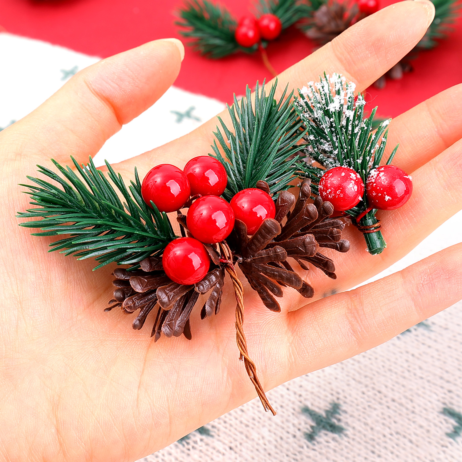 5/50Pcs Christmas Artificial P - Christmas Tree Artificial avis et prix