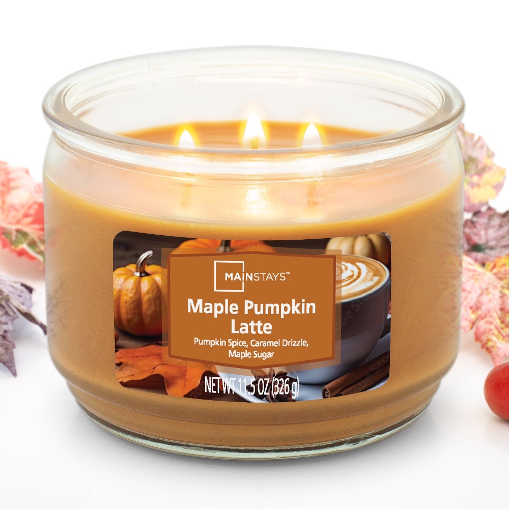 Maple Pumpkin Latte Scented Tr - Holiday Candle Set avis et prix