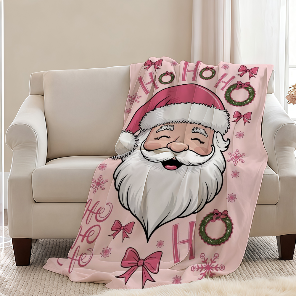 Pink Christmas Blanket Throw S - Christmas Throw Blanket avis et prix