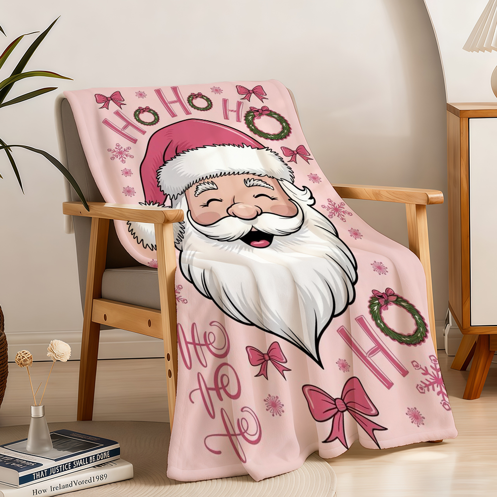 Pink Christmas Blanket Throw S - Christmas Throw Blanket avis et prix