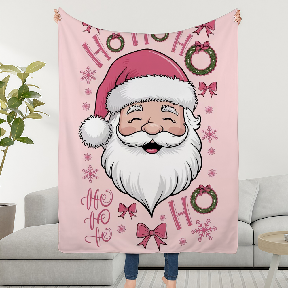 Pink Christmas Blanket Throw S - Christmas Throw Blanket avis et prix