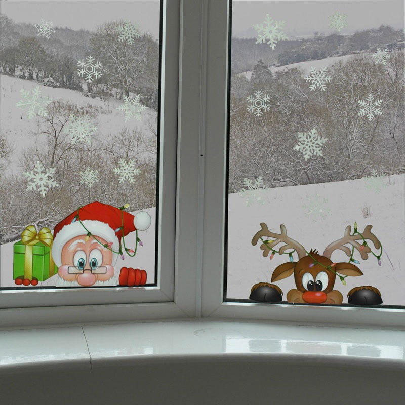 Christmas Window Glass Decal S - Snowflake Window Decal avis et prix
