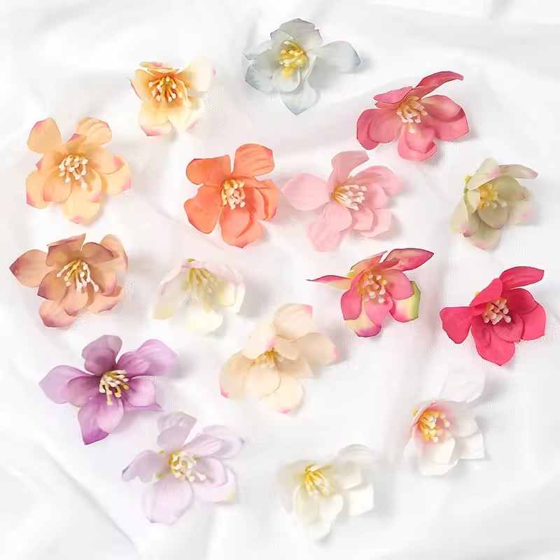 50Pcs 5cm Artificial Rose Flow - Christmas Wreath Fake avis et prix