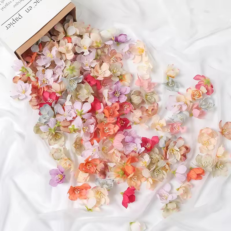 50Pcs 5cm Artificial Rose Flow - Christmas Wreath Fake avis et prix