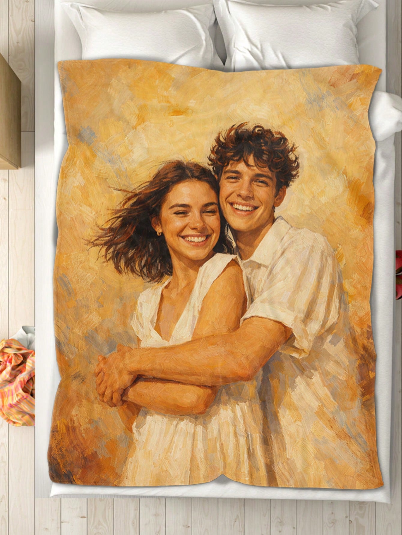 Custom AI Style Photo Blanket  - Christmas Throw Blanket avis et prix