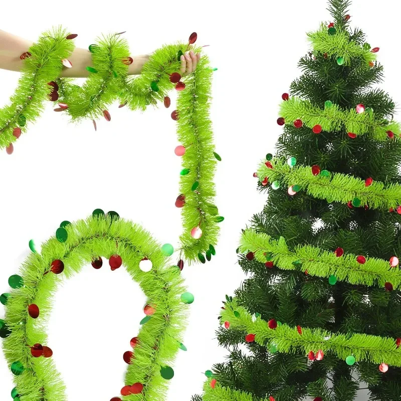 2M Length Christmas Tinsel Gar - Tinsel Garland Decoration avis et prix