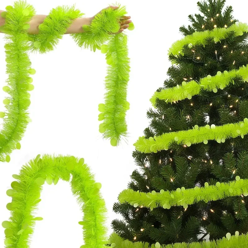 2M Length Christmas Tinsel Gar - Tinsel Garland Decoration avis et prix