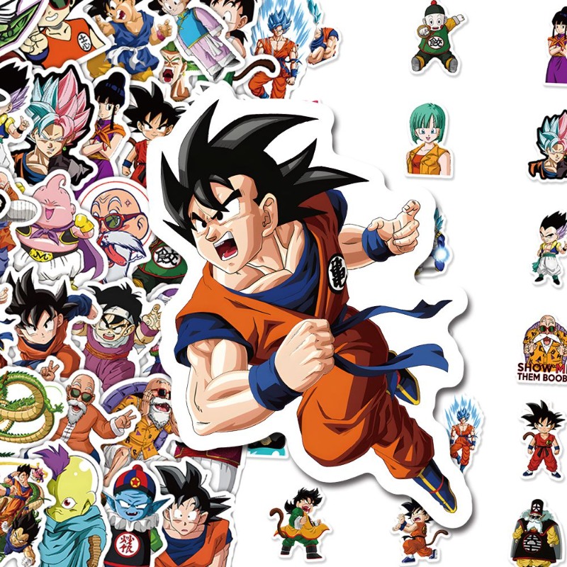 60pcs Anime Dragon Ball sticke - Ornament Ball Set avis et prix