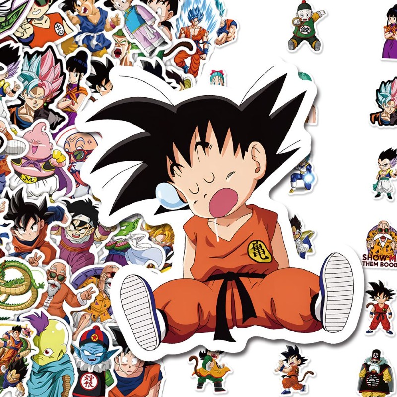 60pcs Anime Dragon Ball sticke - Ornament Ball Set avis et prix