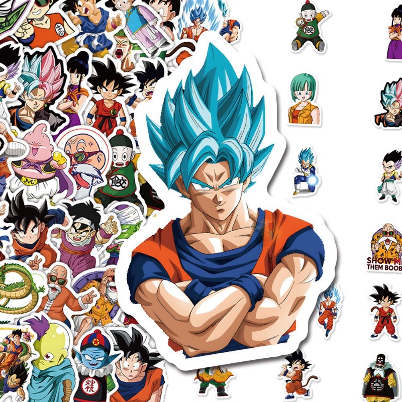 60pcs Anime Dragon Ball sticke - Ornament Ball Set avis et prix