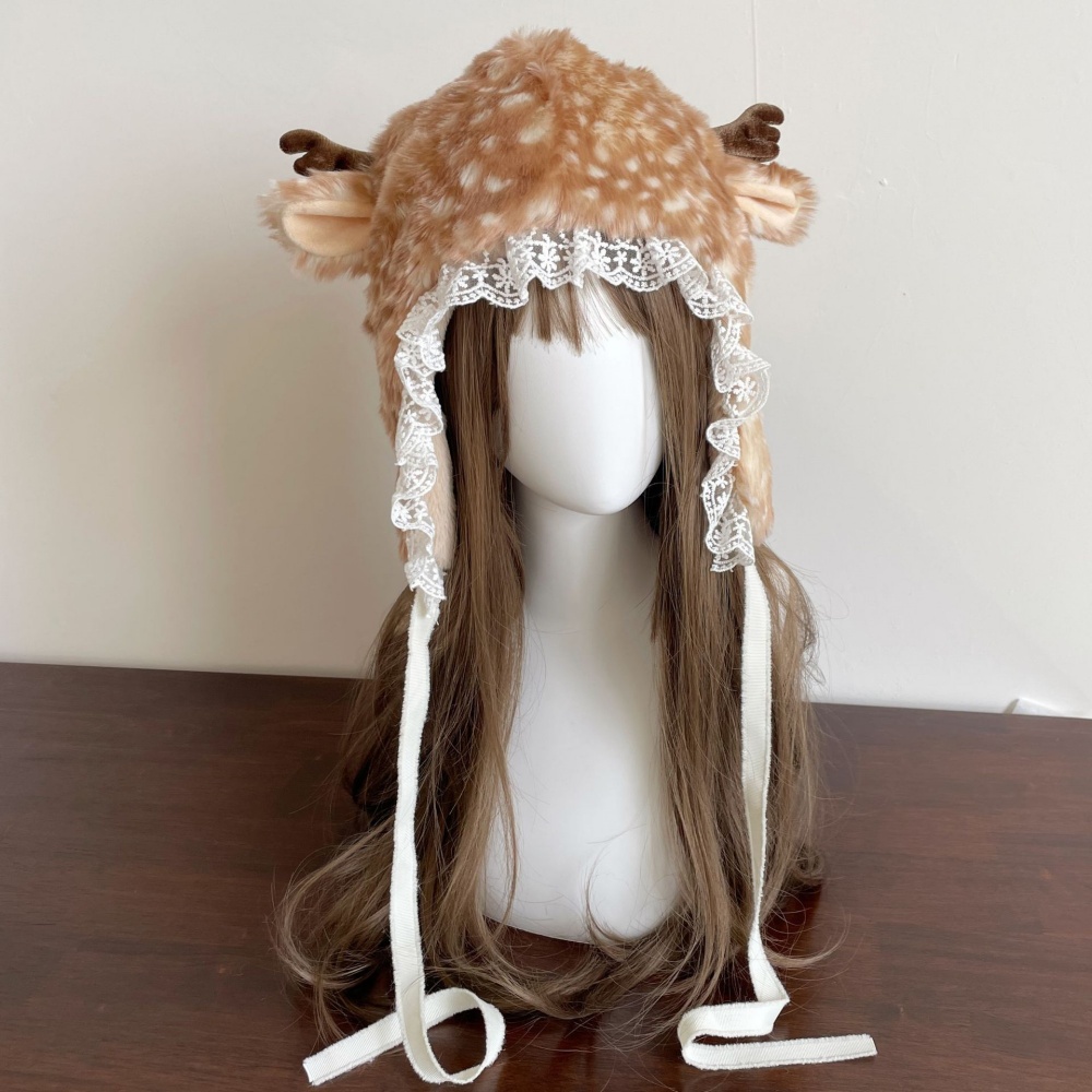 Japanese Furry Bomber Hats Chr - Santa Hat Plush avis et prix