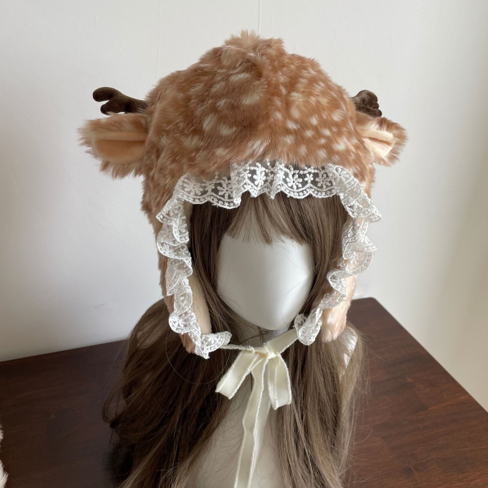 Japanese Furry Bomber Hats Chr - Santa Hat Plush avis et prix