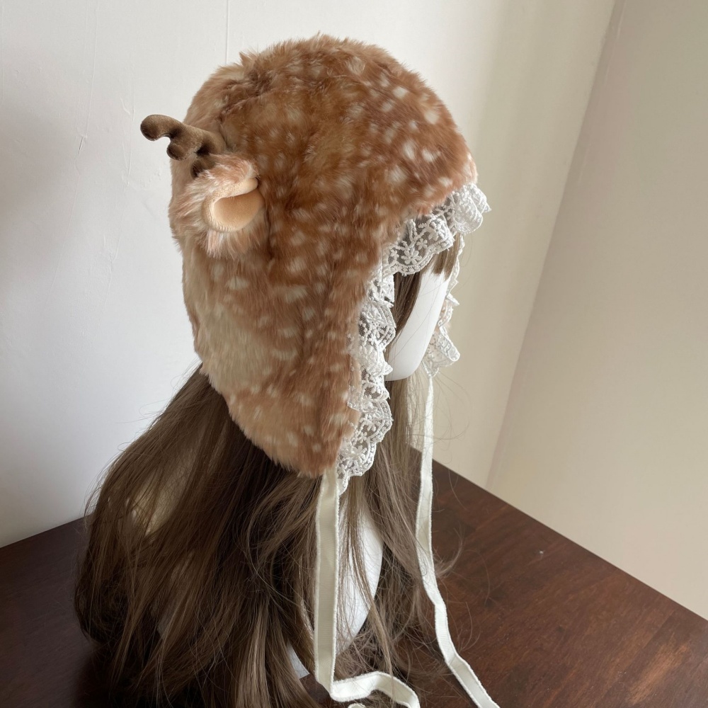 Japanese Furry Bomber Hats Chr - Santa Hat Plush avis et prix