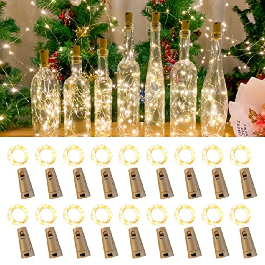 Wine Bottle Lights with Cork,  - Led Fairy String Lights avis et prix