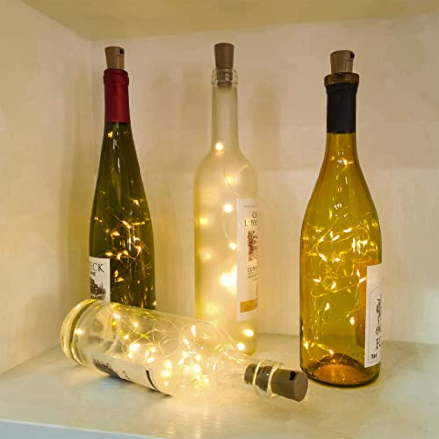 Wine Bottle Lights with Cork,  - Led Fairy String Lights avis et prix