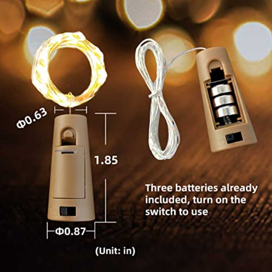Wine Bottle Lights with Cork,  - Led Fairy String Lights avis et prix