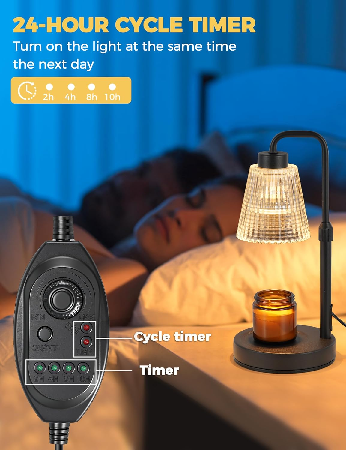 Candle Warmer Lamp with Timer  - Holiday Candle Set avis et prix