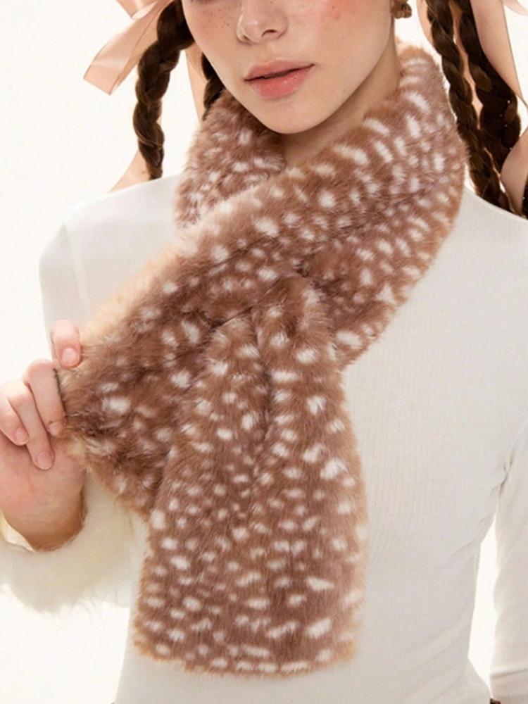 Winter Harajuku Elk Plush Scar - Reindeer Antlers Headband avis et prix