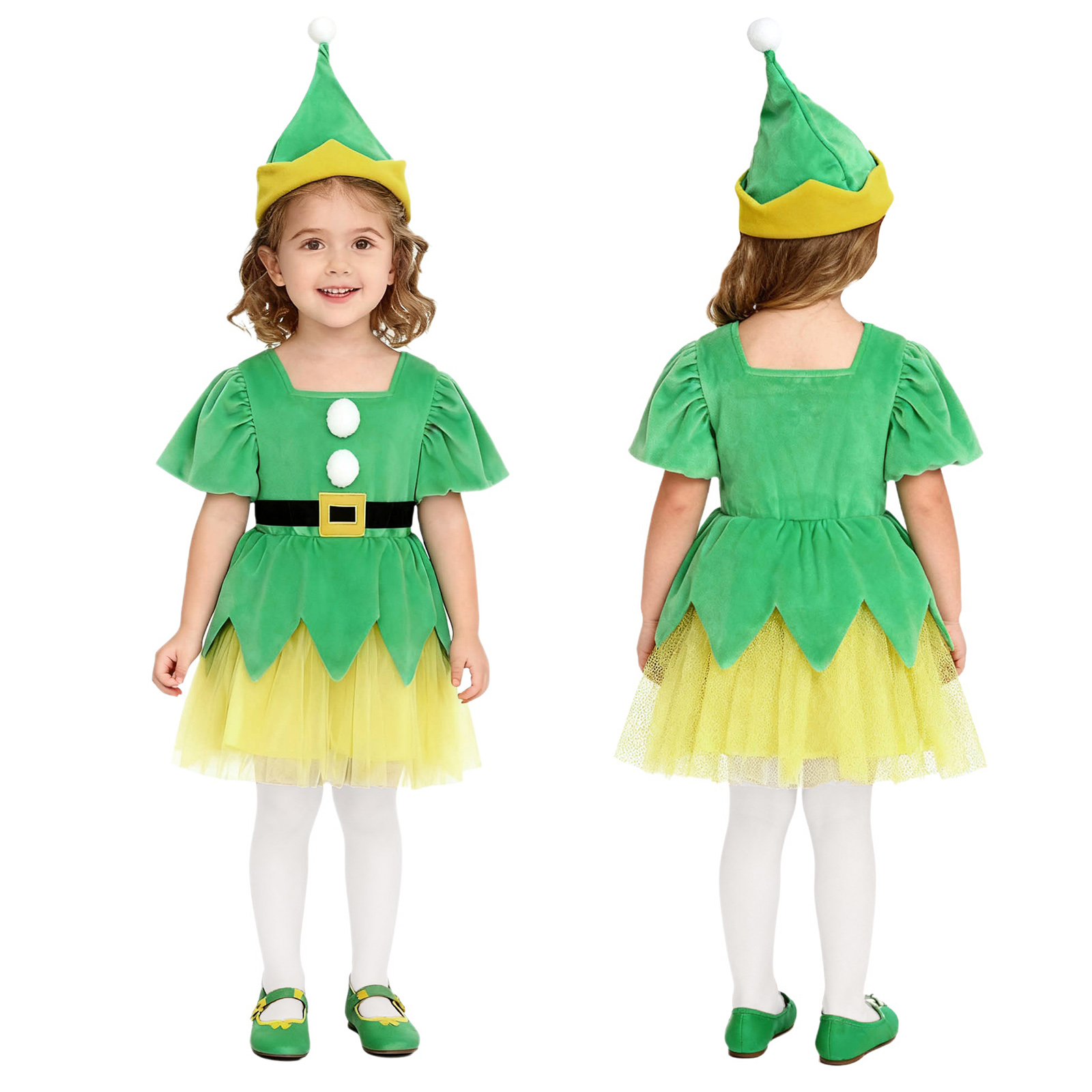 Kids Girls Christmas Party Dre - Elf Costume Christmas avis et prix