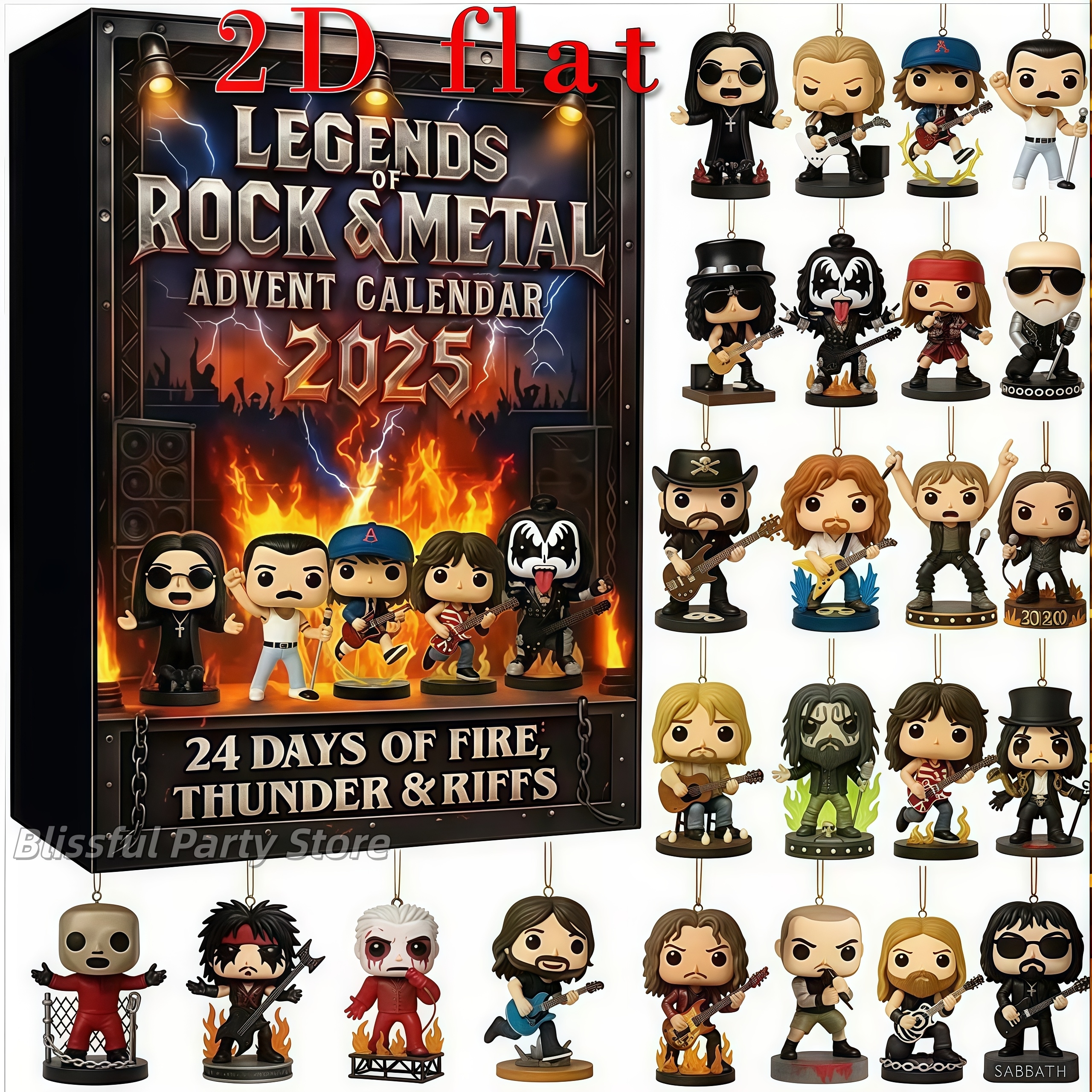 Rock and Metal Advent Calendar - Advent Calendar Gift avis et prix