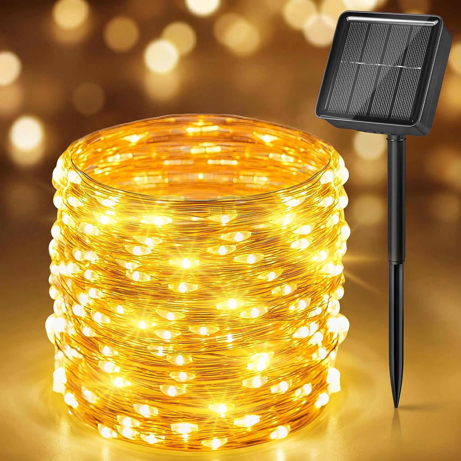 Solar Fairy Lights,33Ft 100 LE - Christmas Lights Outdoor avis et prix