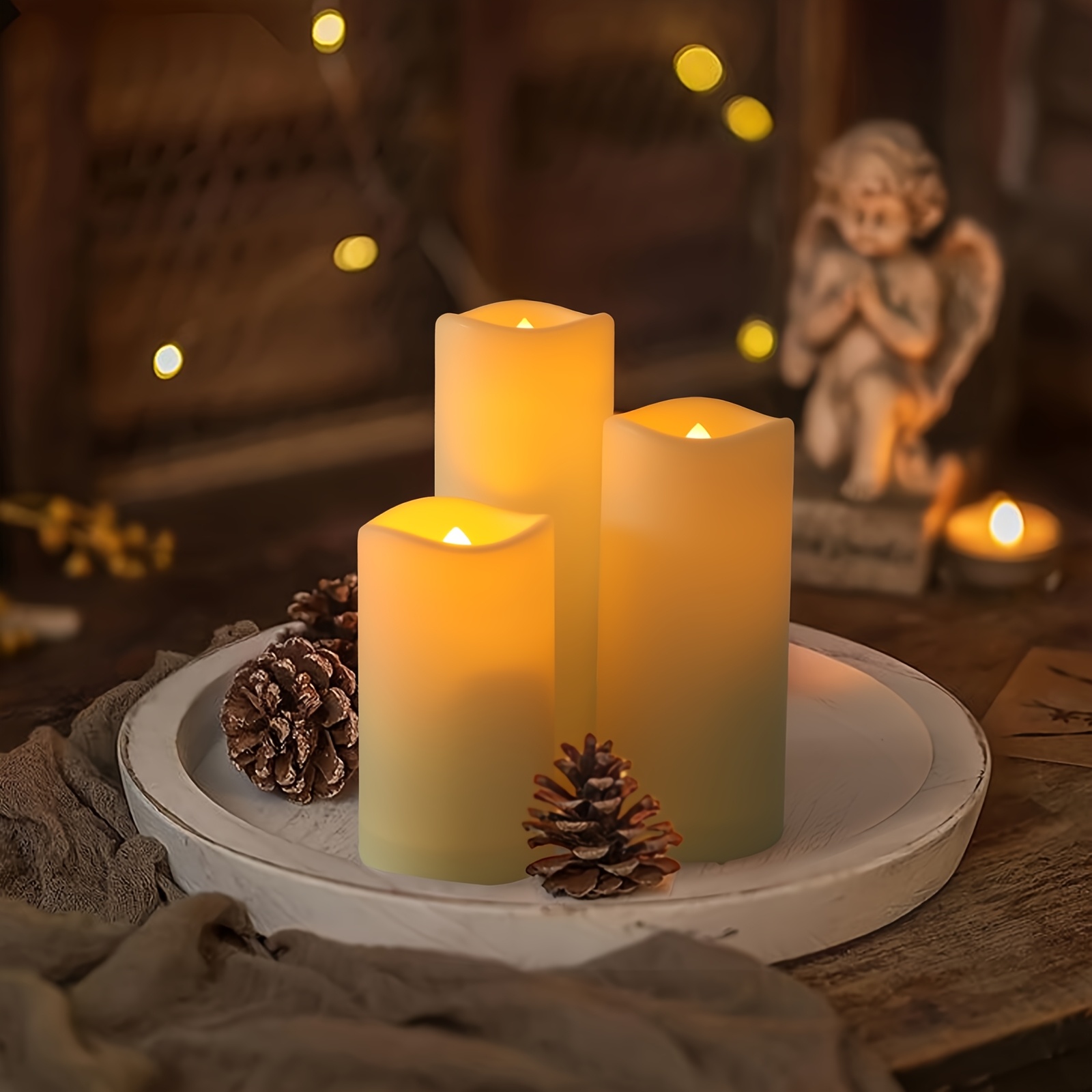 72-Piece Flameless Flickering  - Holiday Candle Set avis et prix