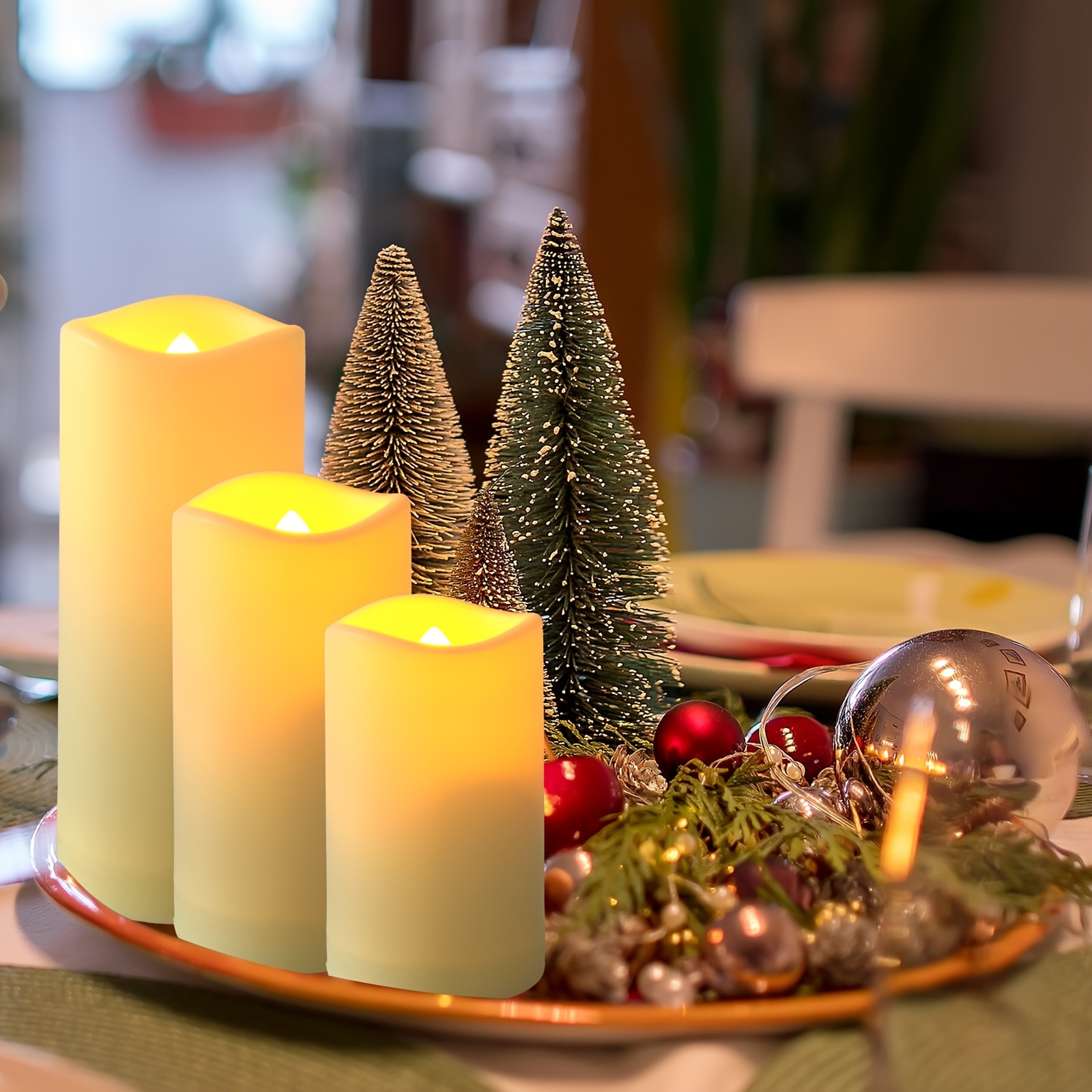 72-Piece Flameless Flickering  - Holiday Candle Set avis et prix