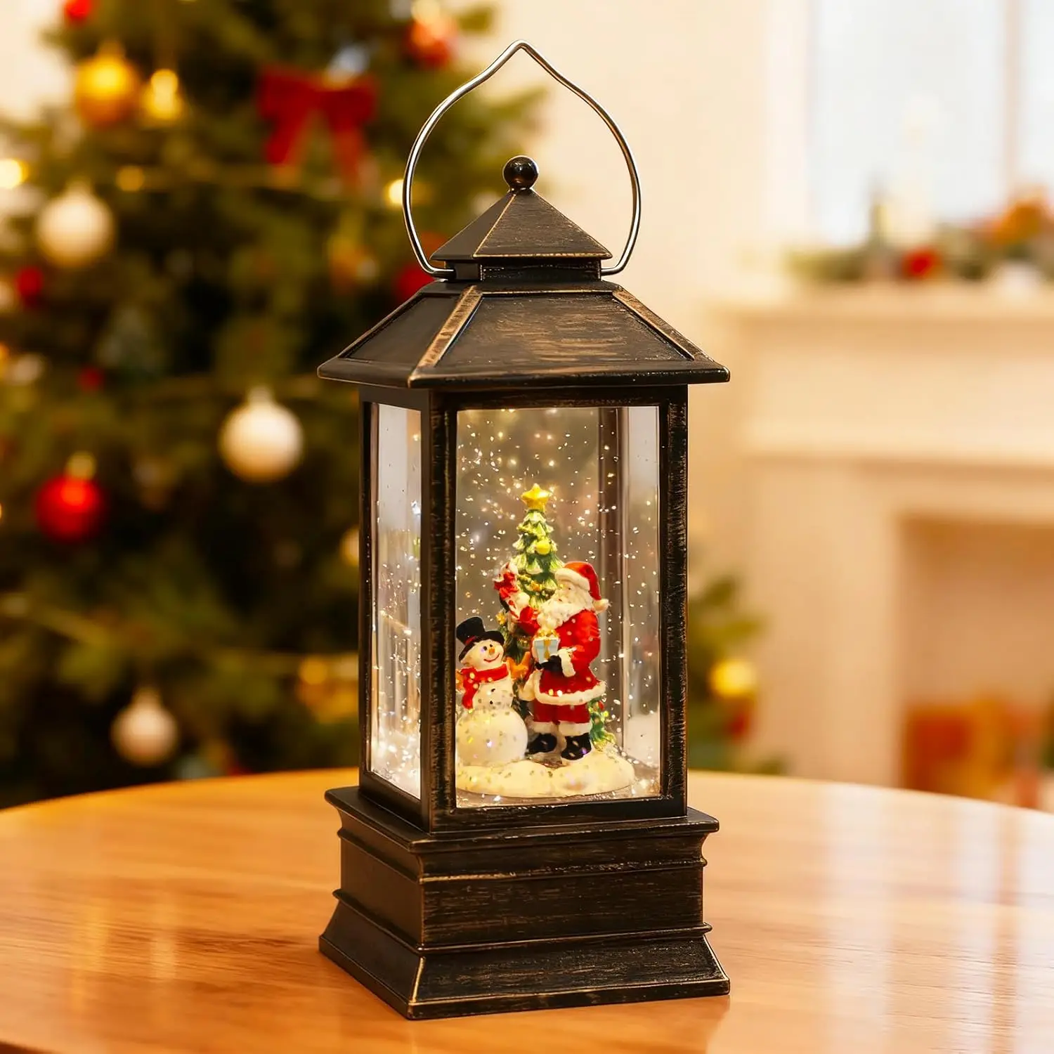 Christmas Snow Globe Lantern w - Snow Globe Musical avis et prix