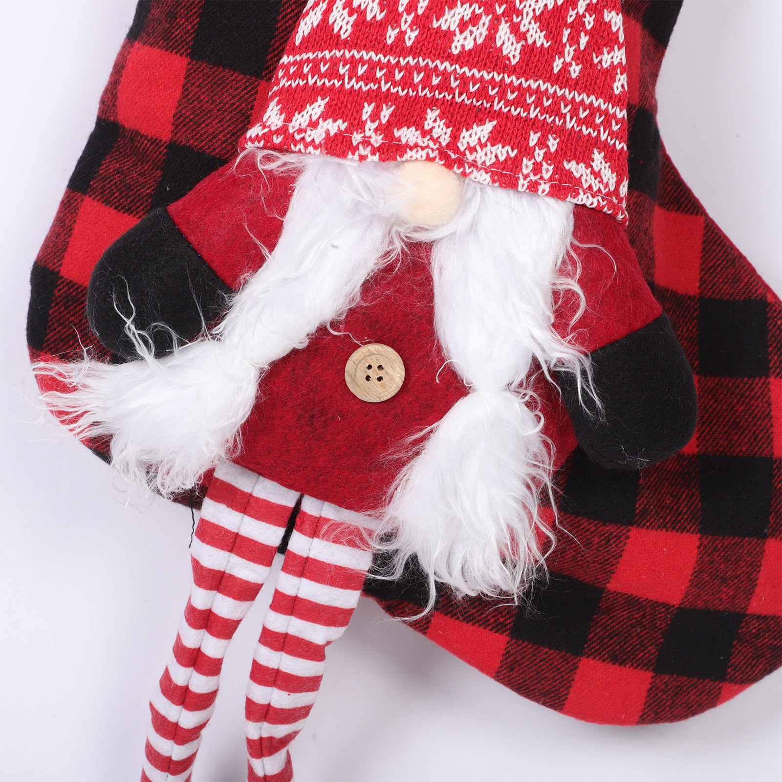 Plaid Christmas Stockings with - Christmas Stocking Hanging avis et prix
