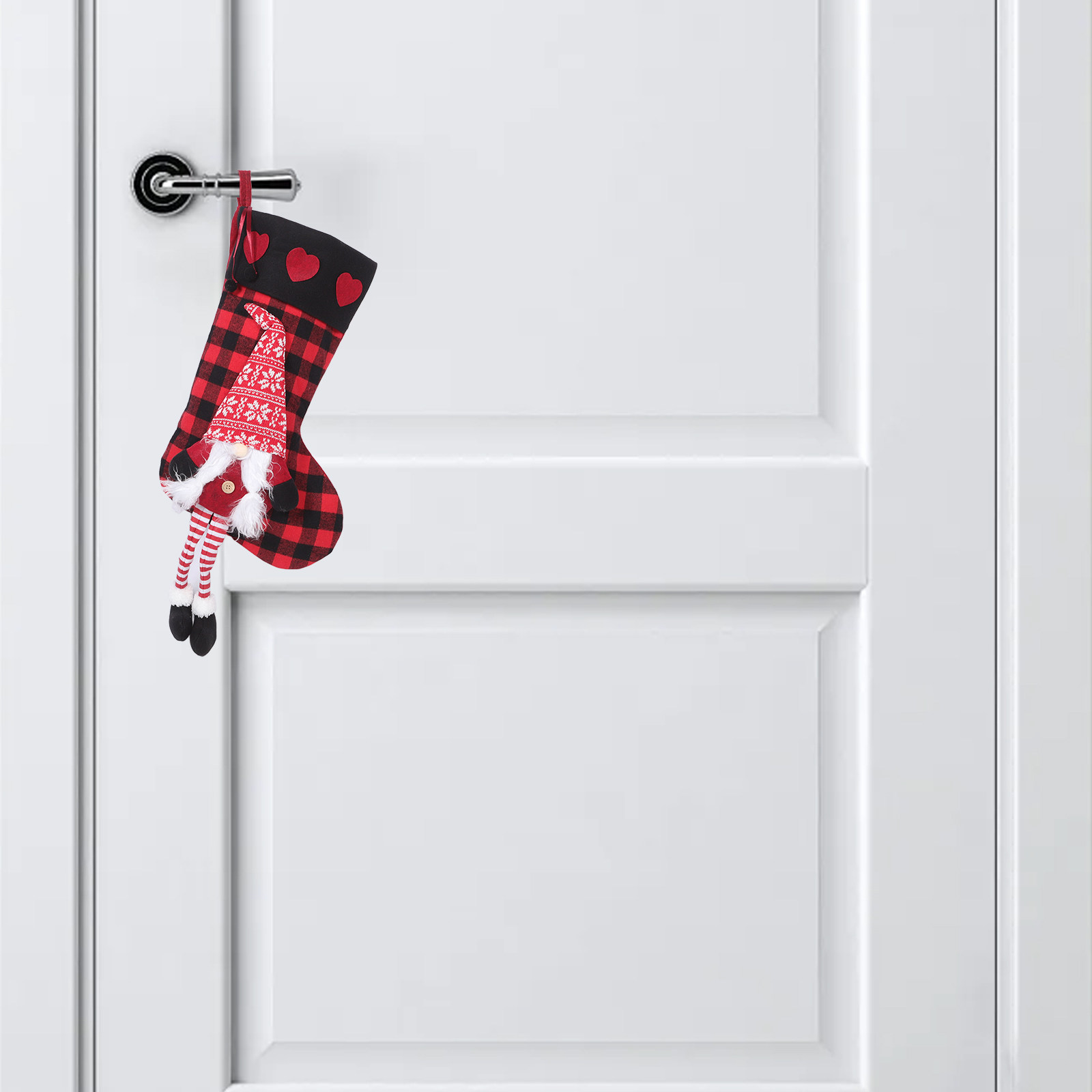Plaid Christmas Stockings with - Christmas Stocking Hanging avis et prix