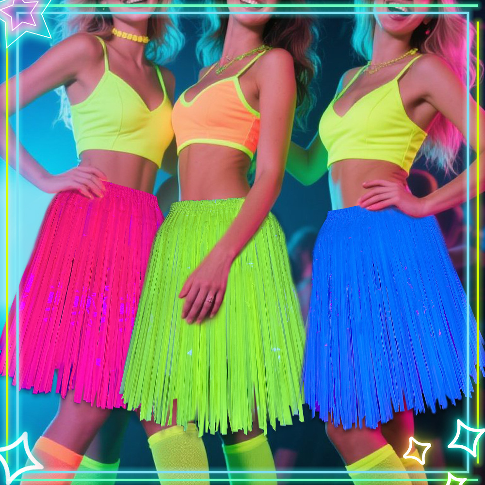 Neon Fluorescent Tinsel Skirt, - Tinsel Garland Decoration avis et prix