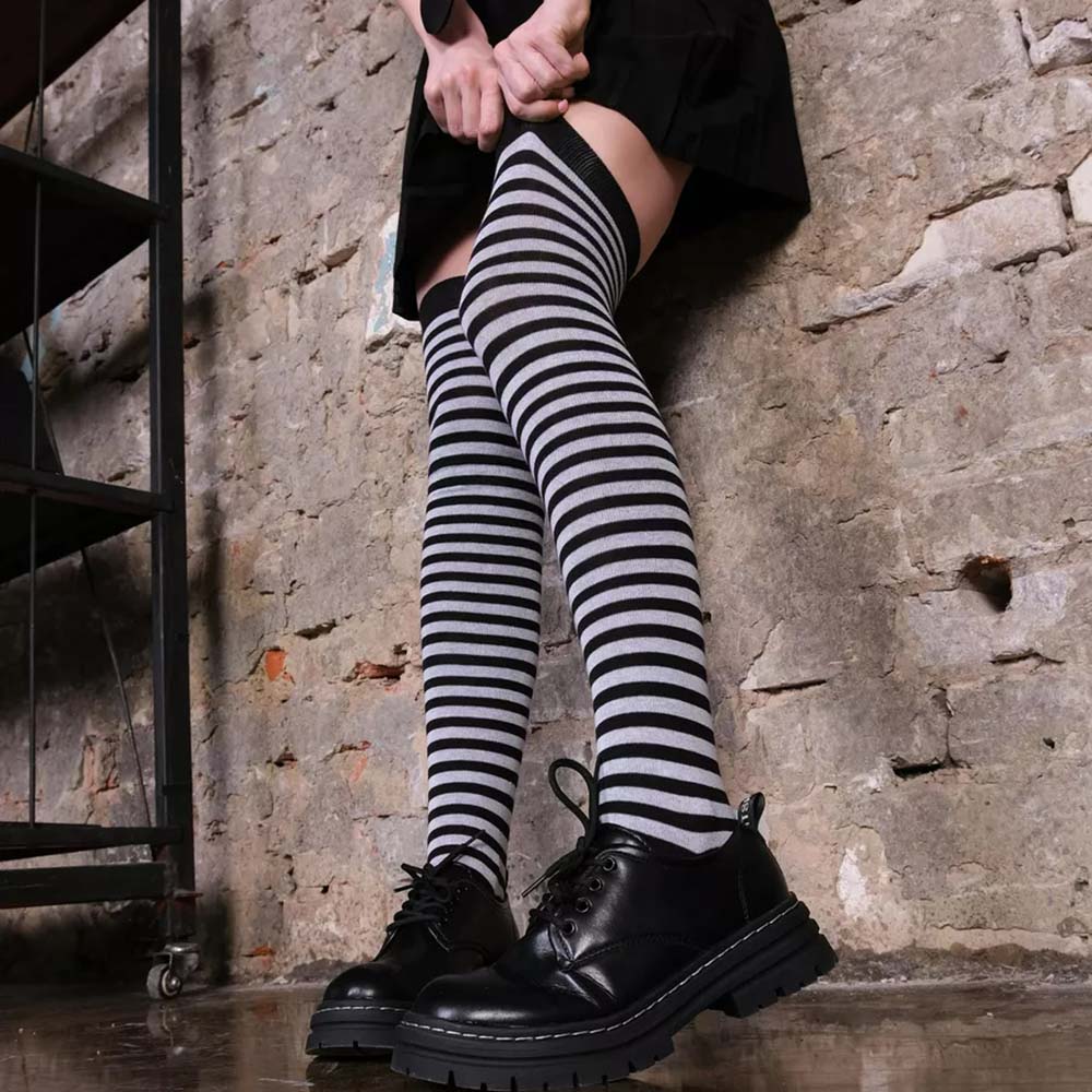 Autumn Stripes Over Knee Thigh - Christmas Stocking Hanging avis et prix