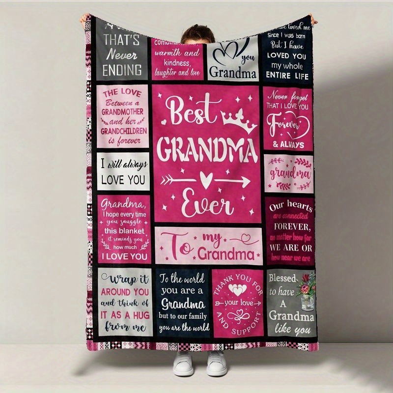 Top Pick Best Grandma Ever Fle - Christmas Throw Blanket avis et prix