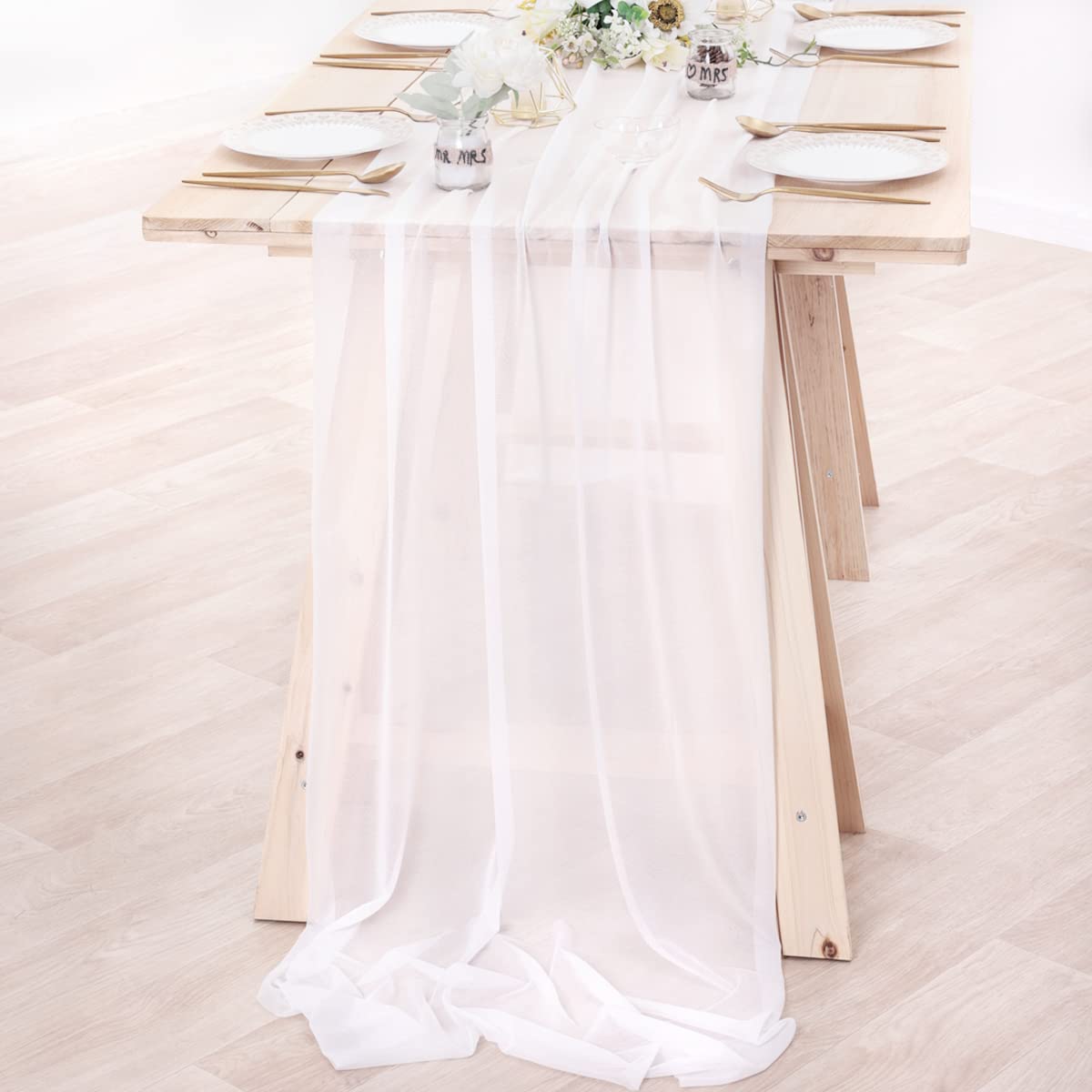 Chiffon Table Runner Nude Shee - Christmas Table Runner avis et prix