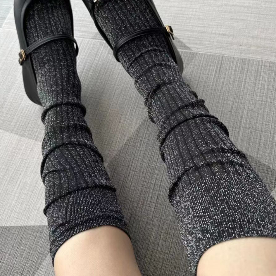 Glitter Long Socks For Women F - Christmas Stocking Hanging avis et prix