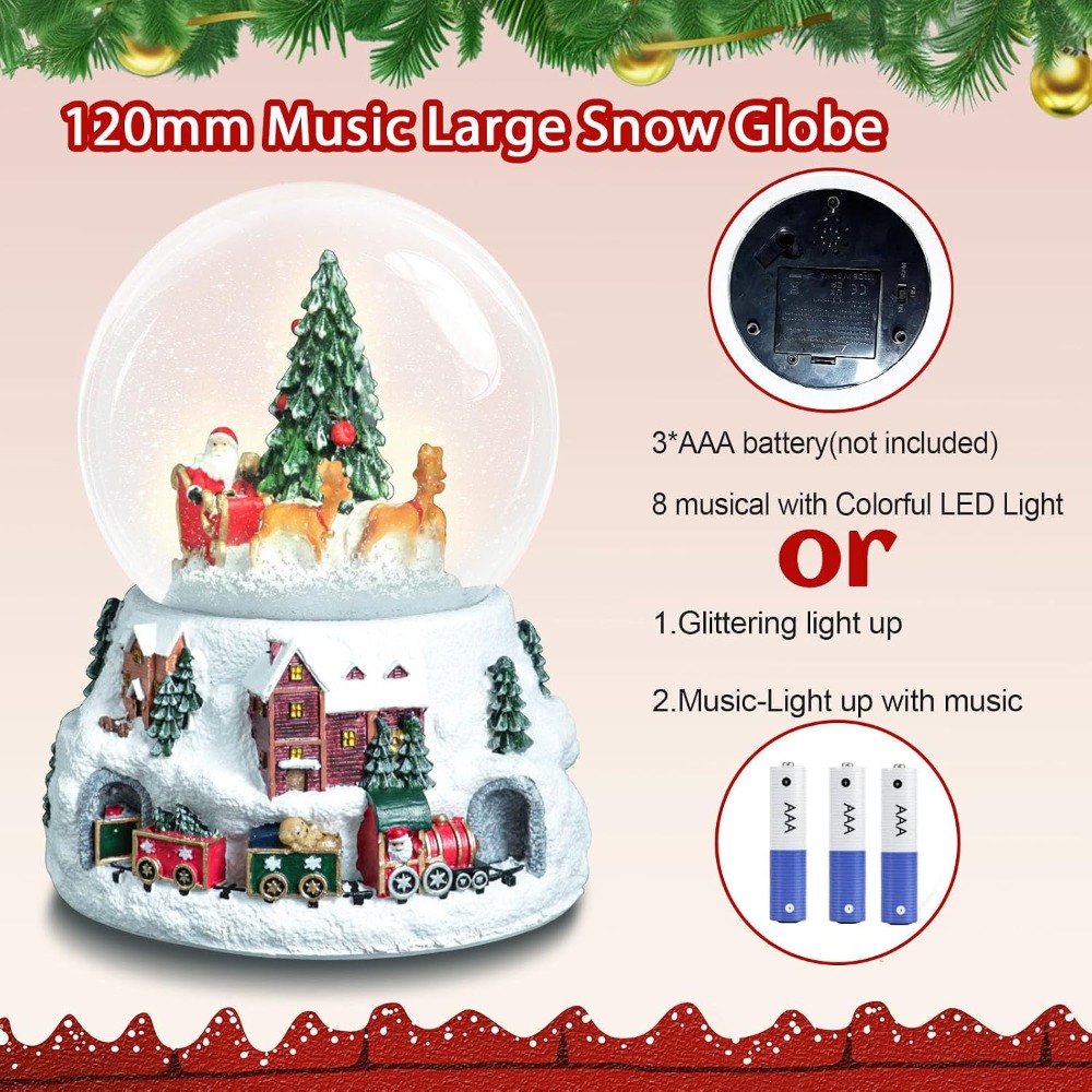5.9-Inch Musical Snow Globe wi - Snow Globe Musical avis et prix