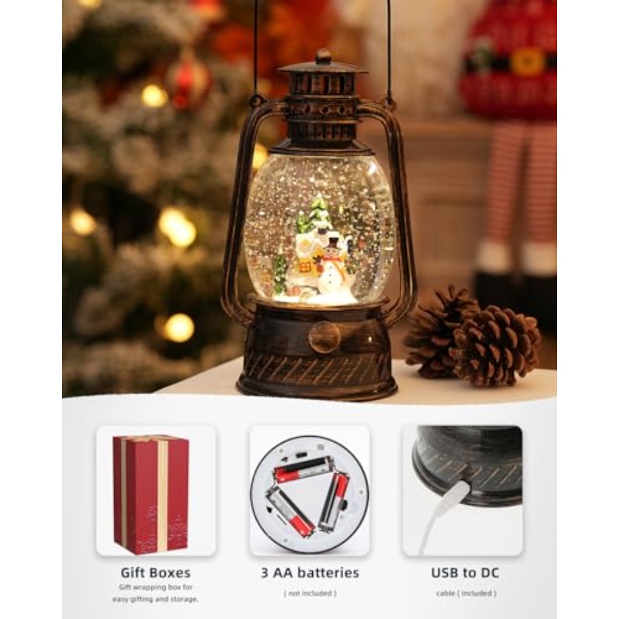 Christmas Decorations Snow Glo - Snow Globe Musical avis et prix