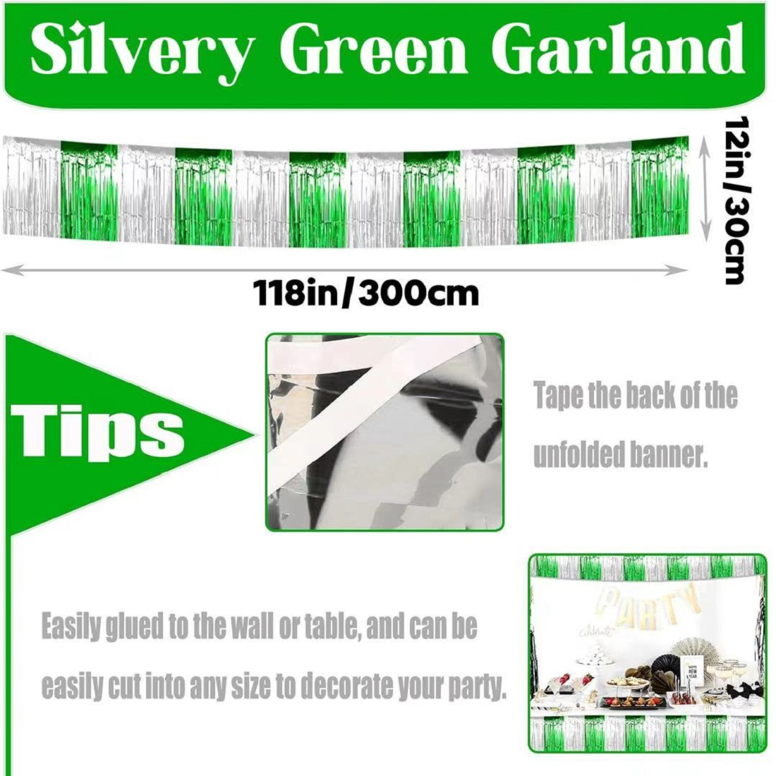 4 Pcs St Patrick Party Decorat - Tinsel Garland Decoration avis et prix