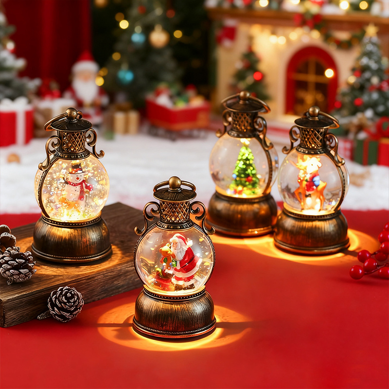 Vintage Style USB Powered Ligh - Snow Globe Musical avis et prix