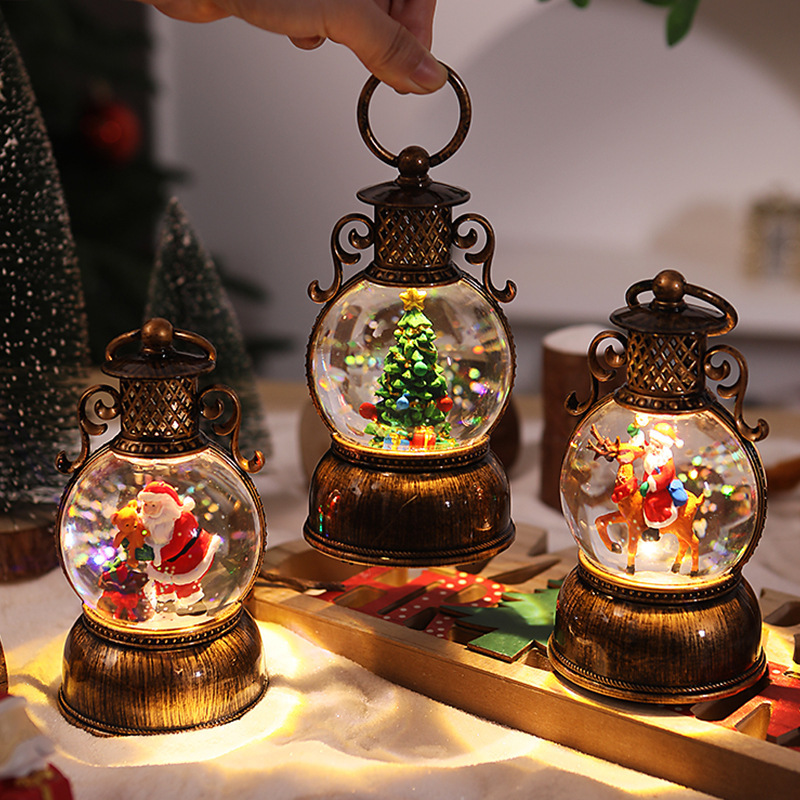 Vintage Style USB Powered Ligh - Snow Globe Musical avis et prix