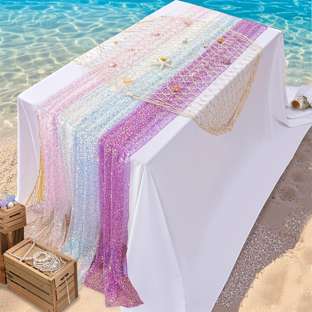 1 Pack Sequin Table Runner Spa - Christmas Table Runner avis et prix