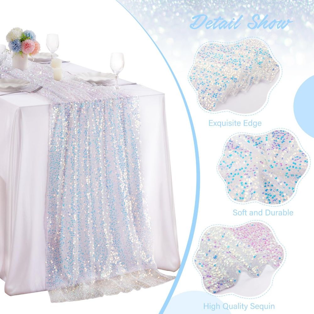 1 Pack Sequin Table Runner Spa - Christmas Table Runner avis et prix