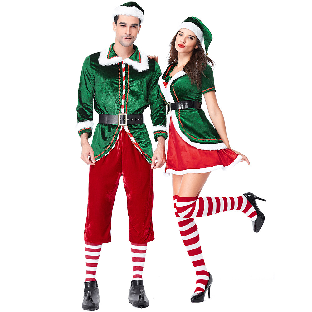Santa Claus Costume Women Men  - Elf Costume Christmas avis et prix