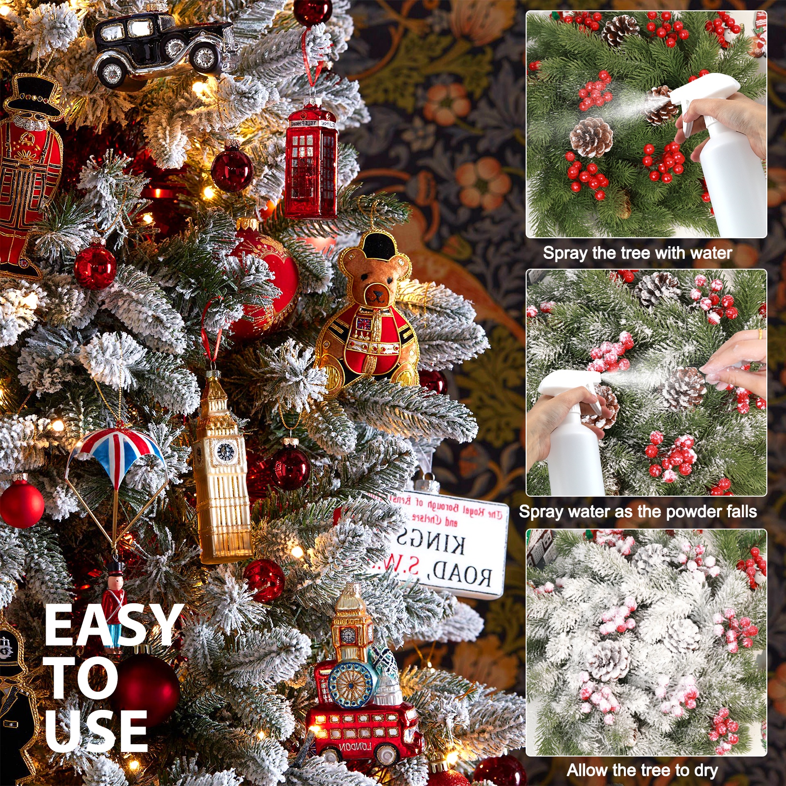 Artificial Fake Snow Flocking  - Christmas Wreath Fake avis et prix