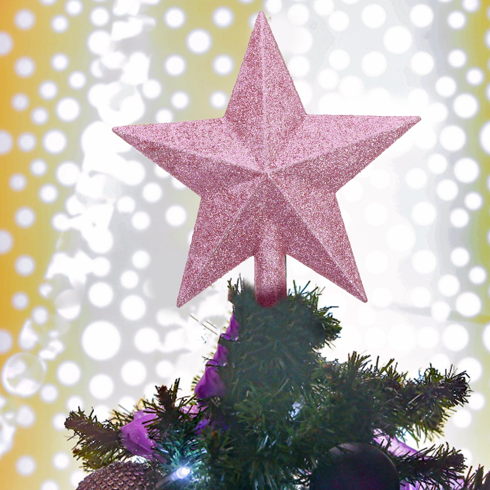 10Pcs Christmas Tree Star Topp - Star Tree Topper avis et prix