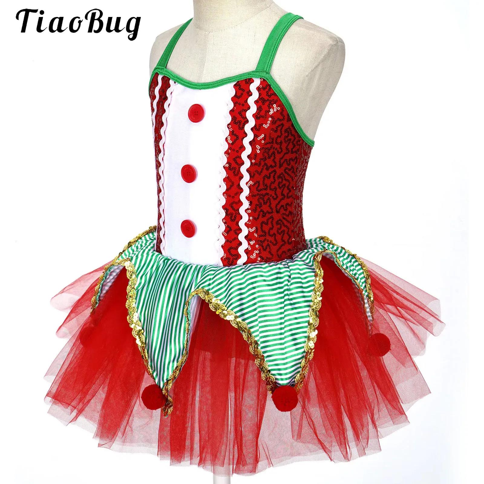 Kids Girls Sleeveless Sequins  - Elf Costume Christmas avis et prix
