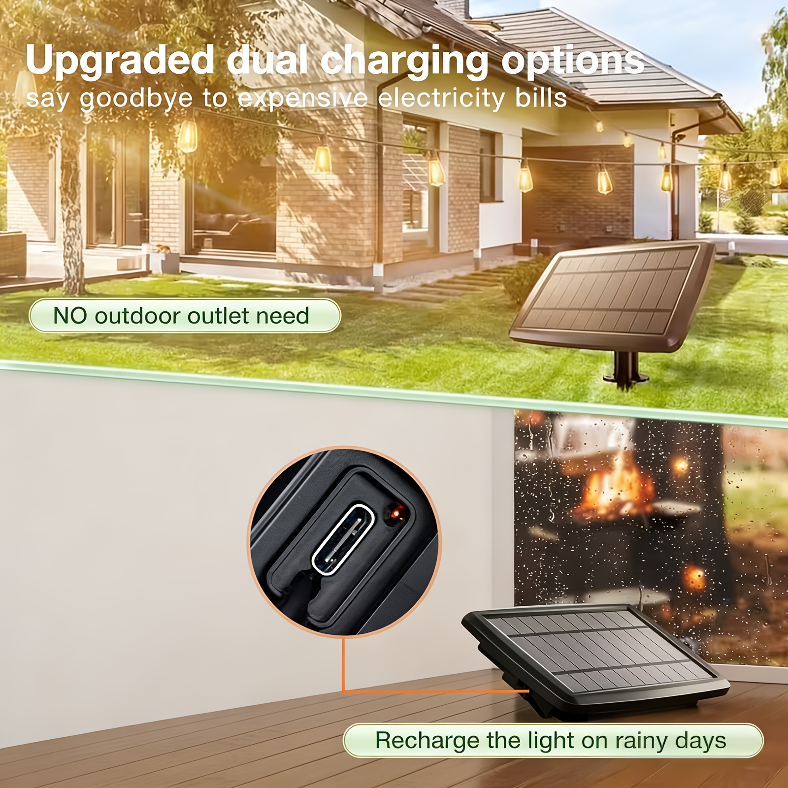 Solar Lights Outdoor, 100ft Pa - Christmas Lights Outdoor avis et prix