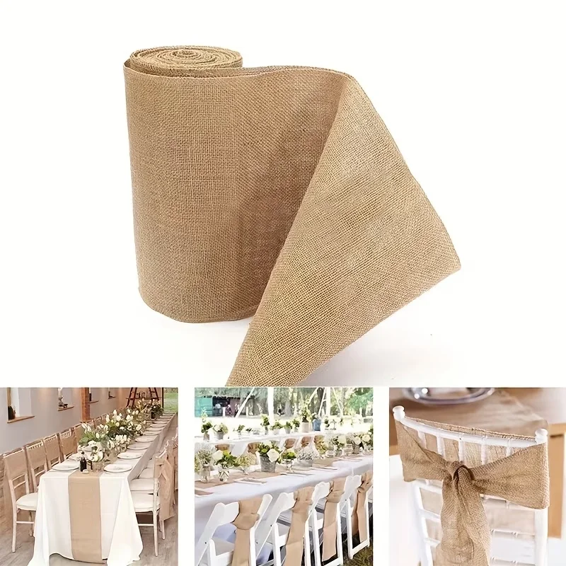 New Desig Beige Burlap Roll 30 - Christmas Table Runner avis et prix