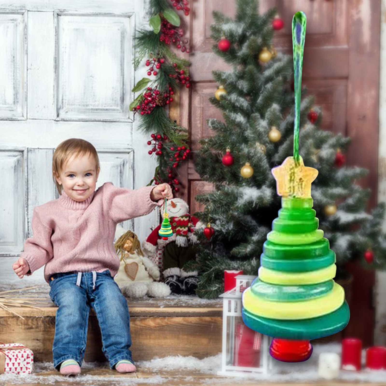 DIY Button Snowman Ornament Ki - Christmas Stocking Hanging avis et prix